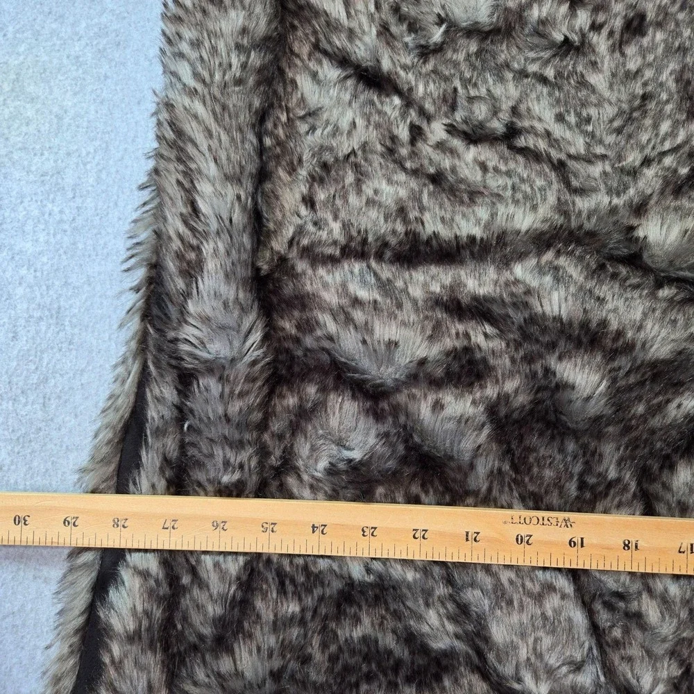Dennis Dasso Home Throw Blanket Gray 50 X 60 In Faux Fur Lodge Modacrylic
